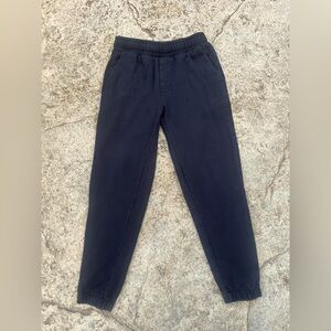EUC Everlane Black Joggers 100% organic cotton XS